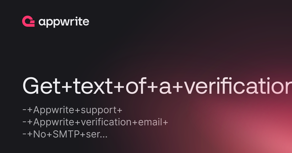 Get text of a verification email without smtp server on localhost