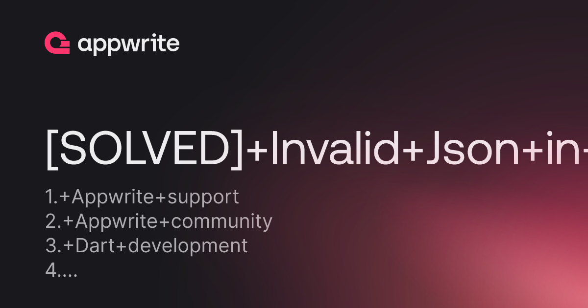 [SOLVED] Invalid Json in trigger cloud function in dart - Threads ...