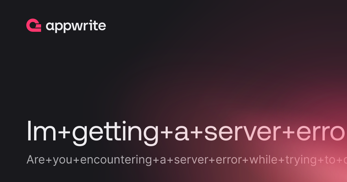 Im getting a server error when deleting documents from cloud - Threads ...