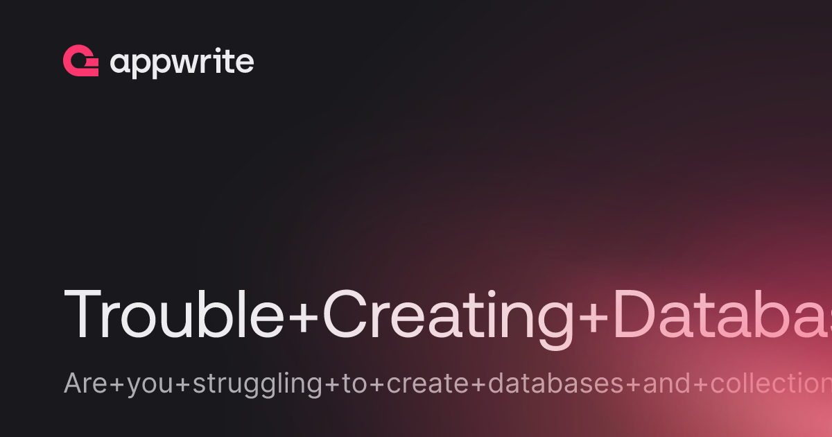 Trouble Creating Database and Collections via CLI - Threads - Appwrite