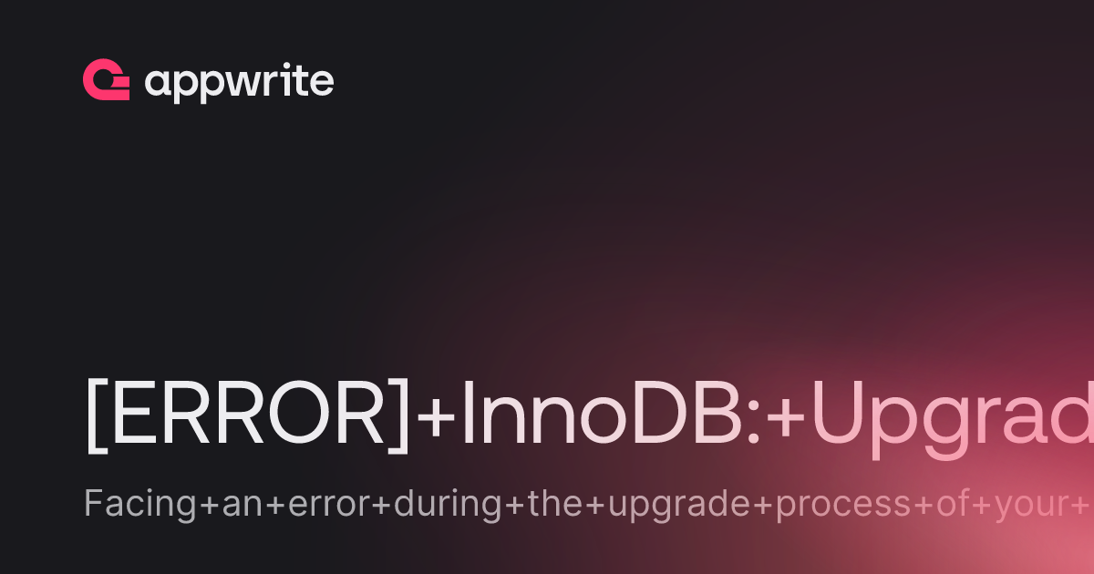 [ERROR] InnoDB: Upgrade after a crash is not supported. The redo log ...