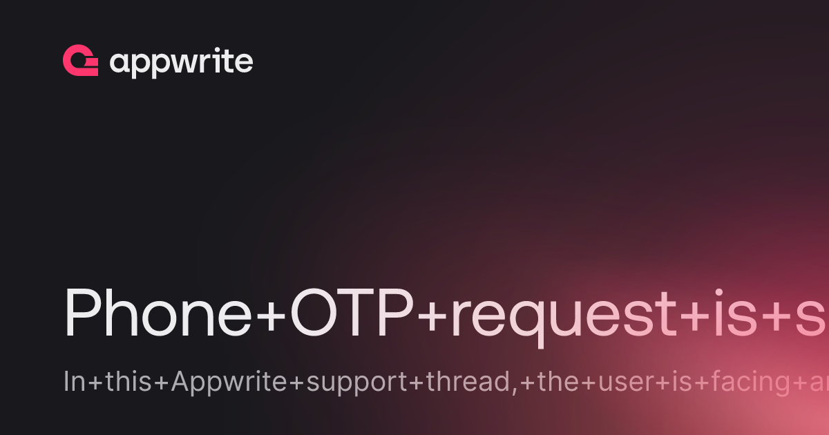 Phone OTP request is successful but users are not getting OTPs ...