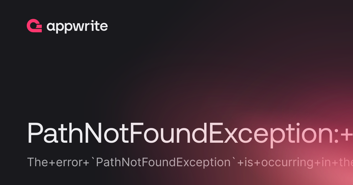 PathNotFoundException: Cannot open file, path = 'file:///usr/local ...