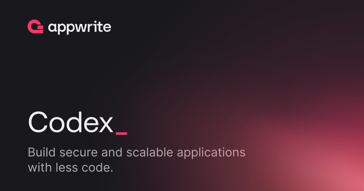 Codex - Docs - Appwrite