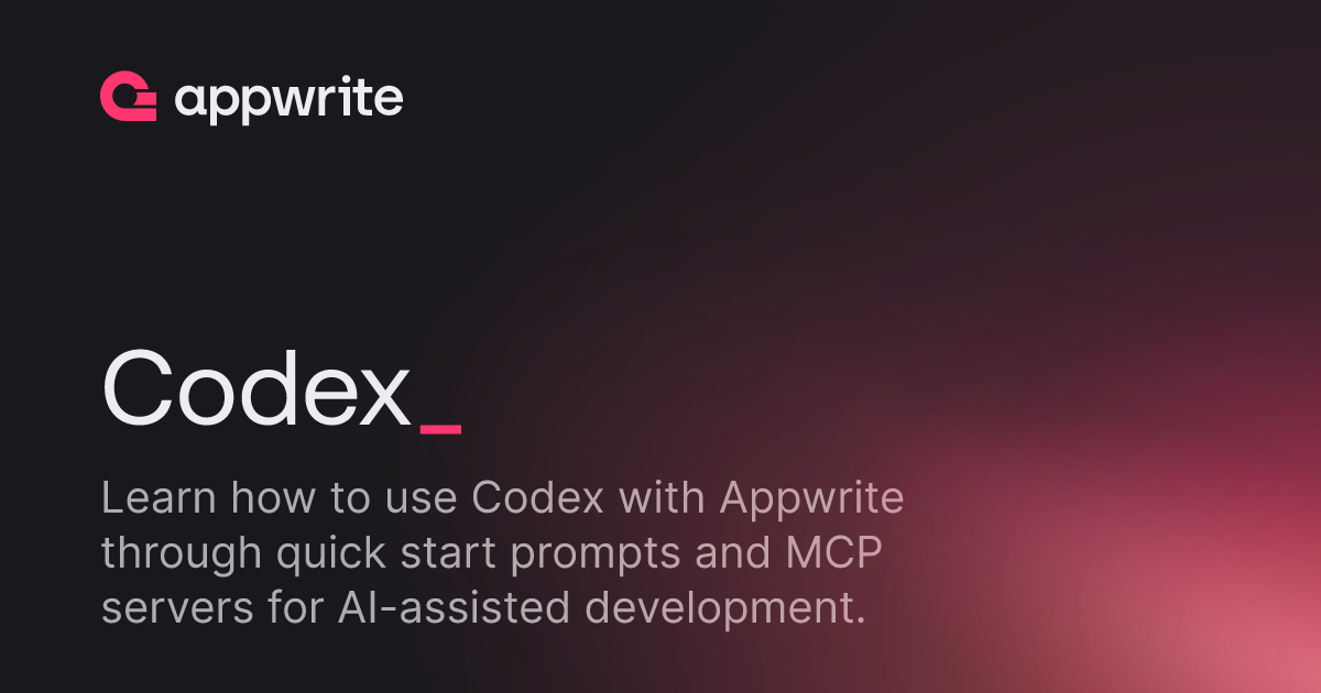 Codex - Docs - Appwrite