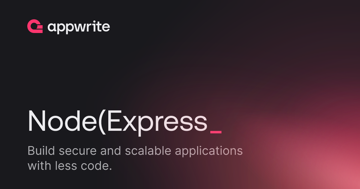 javascript - how to fix command node issue while... Node(Express) backend deployment issues - Threads - Appwrite